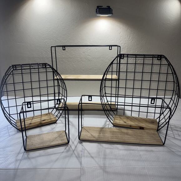 Lot Of 5 Shelves Different Styles And Sizes - Picture 1 of 4